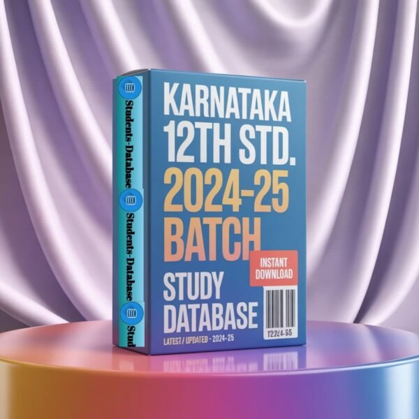 Karnataka 12th Std Commerce 2024-25 Batch
