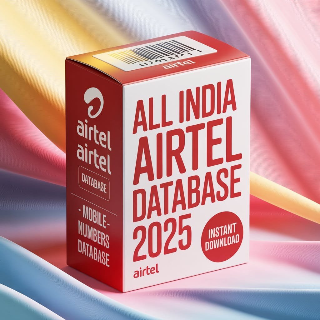 ALL India AIRTEL Database 2025 ALL India AIRTEL Database 2025