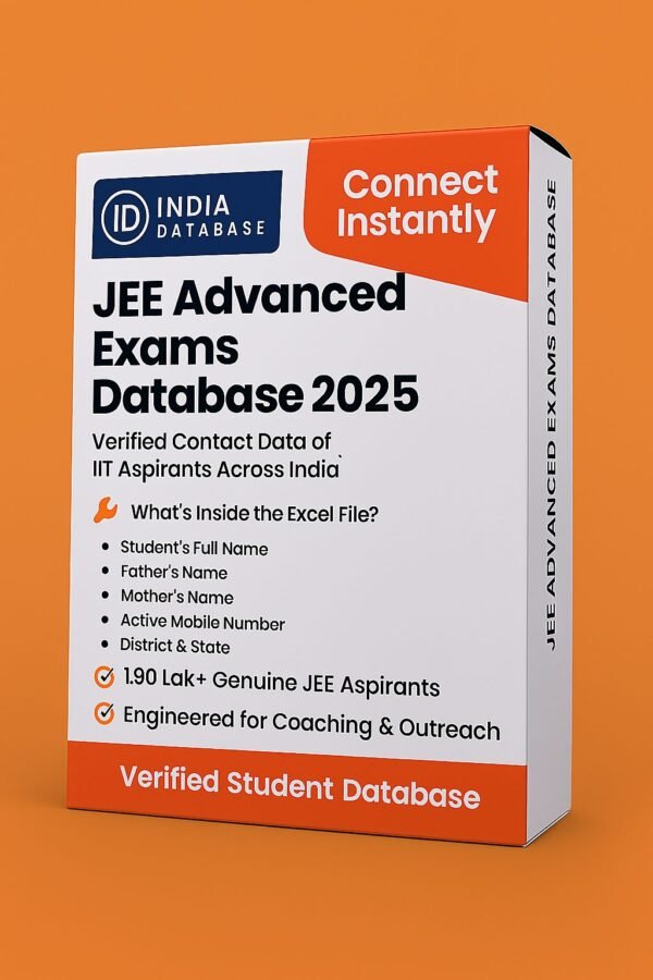 JEE Advanced Exams Database 2025