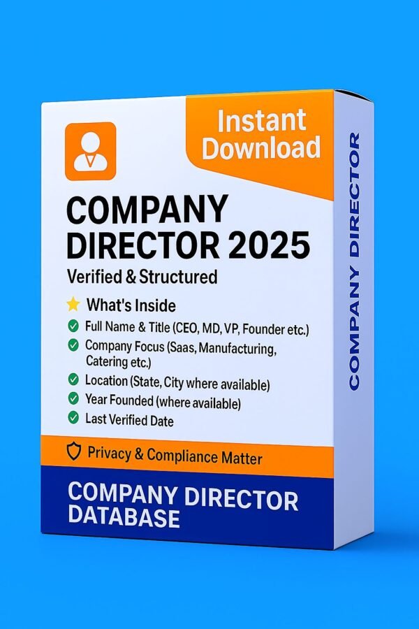 Company Director Database 2026