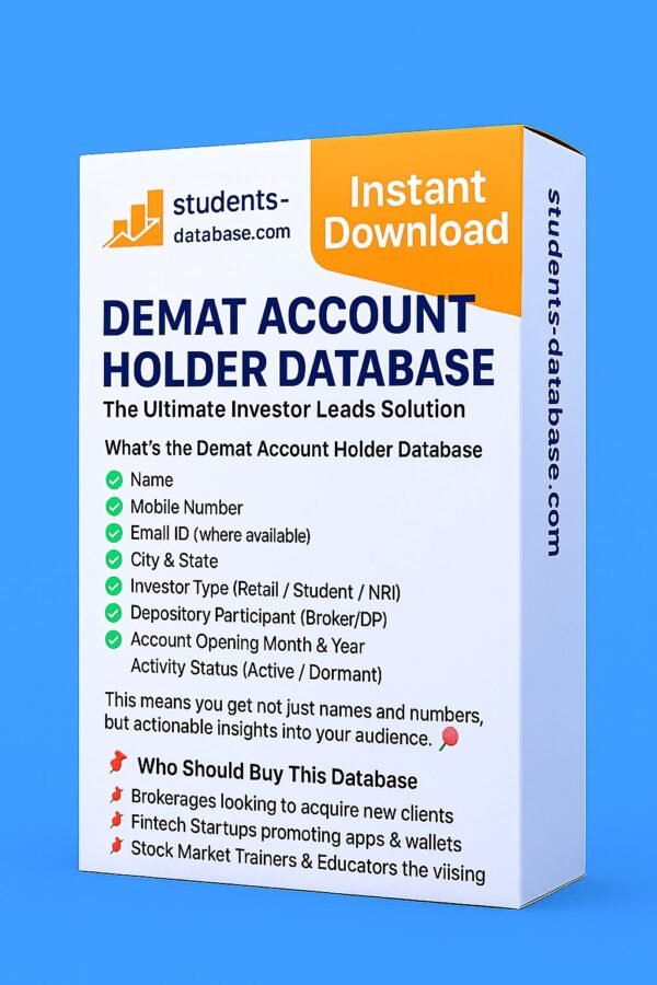 Demat Account Holder Database 2025