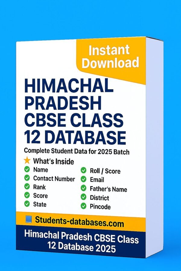 Himachal Pradesh CBSE Class 12 Database 2025
